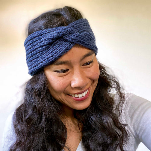 XOXO Knitted Headband Downloadable Pattern