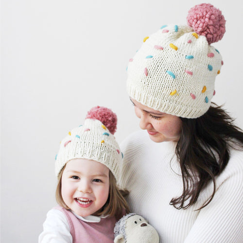 Sprinkles Hat Twinning Set Knitting Kit