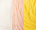 Bright White / Peach Pink / Sherbet Yellow